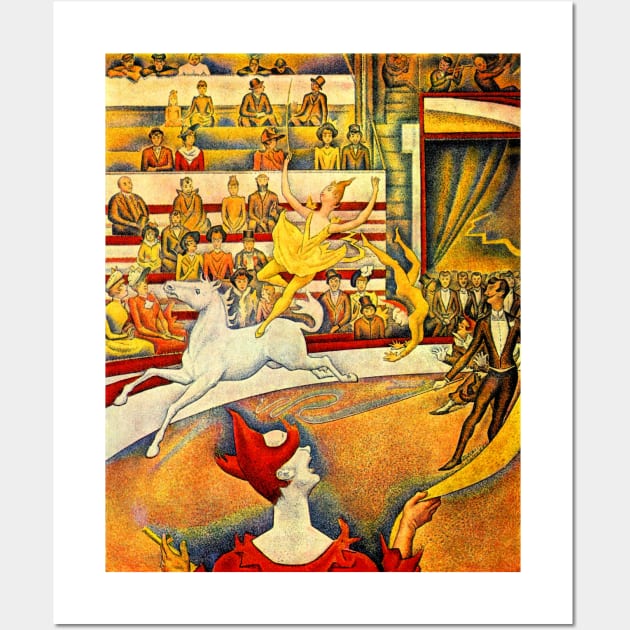 The Circus by Georges Seurat Wall Art by MasterpieceCafe